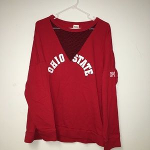 Large PINK Ohio State Sweatshirt
